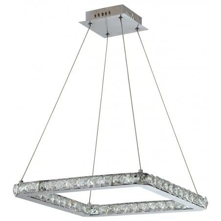 Lampy-sufitowe - nowoczesna kwadratowa lampa wisząca 42x42 24w led lords 31-34854 candellux 