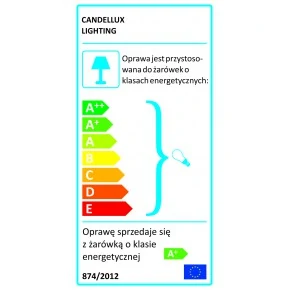 Lampy-sufitowe - lampa z wiszącymi kryształkami chromowa 1x3w led gu10 duero 31-25241 candellux 