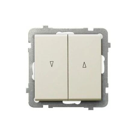 Wylaczniki-zaluzjowe - włącznik żaluzjowy łp-7r/m/27 ecru sonata ospel 