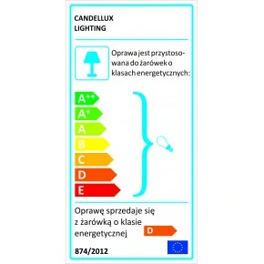 Kinkiety-do-salonu - kinkiet chromowy z wiszącymi kryształkami 1x40w g9 royal 21-08421 candellux 