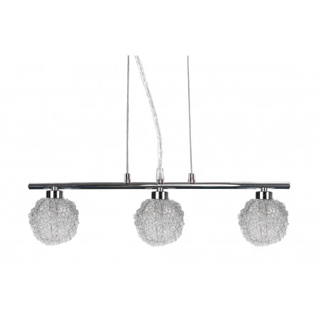 Lampy-sufitowe - trzypunktowa lampa wisząca chromowa 3x40w g9 wind 33-14085 candellux 