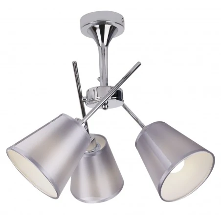 Lampy-sufitowe - trzypunktowa lampa wisząca w kolorze chromowym 3x40w e14 vox 33-70623 candellux 