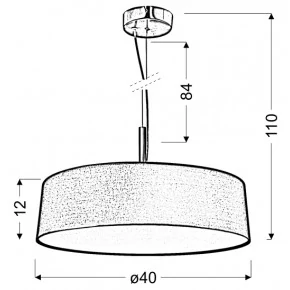 Lampy-sufitowe - srebrzysto szara lampa wisząca 3x60w e27 blum 31-46673 candellux 