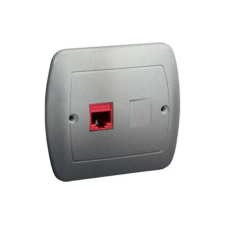 Gniazda-komputerowe - gniazdo komputerowe rj45 5e aluminiowe af51/26 simon akord kontakt-simon 