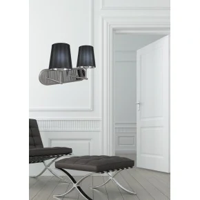 MILONGA LAMPA KINKIET 2X60W E27 SATYNA