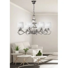 DENIS LAMPA WISZĄCA 8X40W E14 CHROM