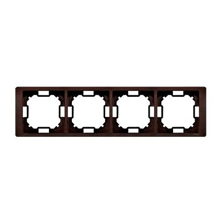 Ramki-poczworne - ramka poczwórna mahoniowa hydrografika bmrc4/050 simon basic neos kontakt-simon 