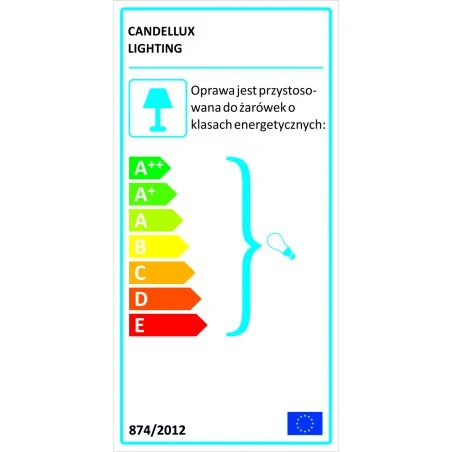 Lampy-sufitowe - lampa wisząca biała z koralikami 3x60w e27 antonio 33-22998 candellux 