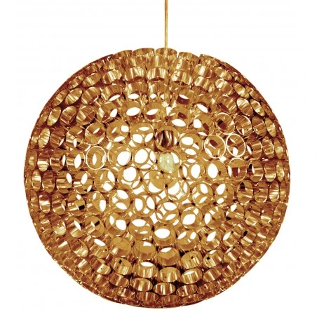 Lampy-sufitowe - lampa sufitowa miedziana kula z metalowych rurek 50 1x60w e27 abros 31-09074 candellux 