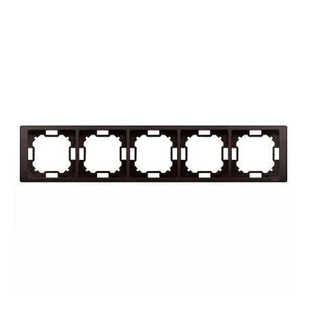 Ramki-pieciokrotne - ramka pięciokrotna czekoladowa bmrc5/47 simon basic neos kontakt-simon 