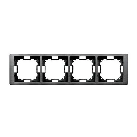 Ramki-poczworne - ramka poczwórna tytanowa hydrografika bmrc4/052 simon basic neos kontakt-simon 