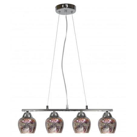 Lampy-sufitowe - lampa wisząca o regulowanej wysokości 4x60w e27 sirius 34-59628 candellux 