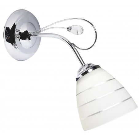 Kinkiety-do-salonu - lampa ścienna z kryształkiem 1x40w e27 simpli 21-64288 candellux 