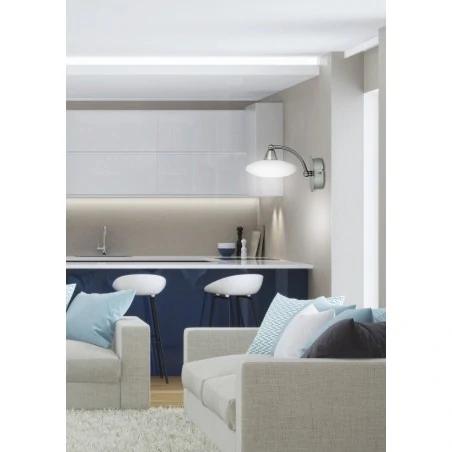 Kinkiety-do-salonu - lampa ścienna metalowo-szklana 1x40 g9 elisa 21-05857 candellux 