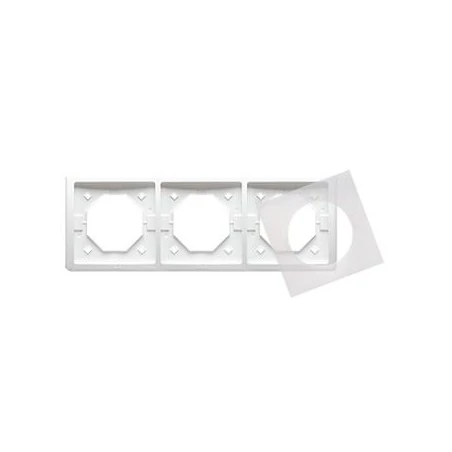 Ramki-potrojne - biała ramka potrójna ip44 bmr3b/11 simon basic standard kontakt-simon 