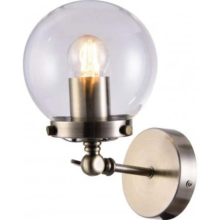 Kinkiety-do-salonu - nowoczesny patynowy kinkiet 1x40w e27 ballet 21-70852 candellux 