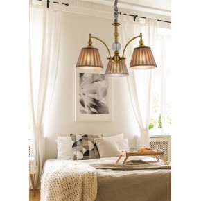 Lampy-sufitowe - patynowa lampa sufitowa w awangardowym stylu 3x40w e14 austin 33-13842 candellux 