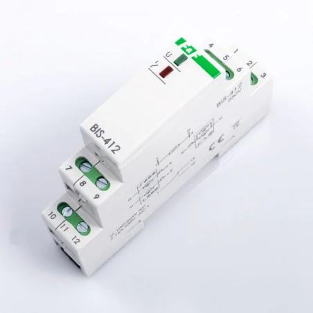 Przekazniki-bistabilne - bis-412 elektroniczny przekaźnik impulsowy grupowy hotelowy f&f 