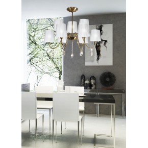 Lampy-sufitowe - żyrandol z efektownymi kryształkami 9x40w e14 sorento 39-38173 candellux 