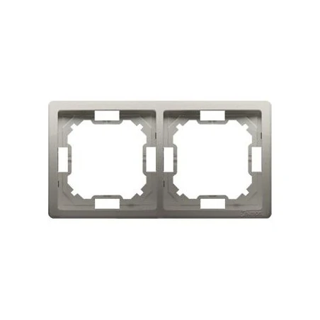 Ramki-podwojne - satynowa ramka podwójna bmr2/29 simon basic standard kontakt-simon 