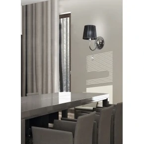 Kinkiety-do-salonu - kinkiet w szykownym czarno-chromowym kolorze 1x40w e14 sorento 21-38036 candellux 