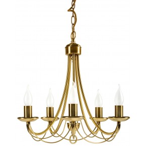 Lampy-sufitowe - bankietowy żyrandol na 5 żarówek e14 muza 35-69170 candellux 