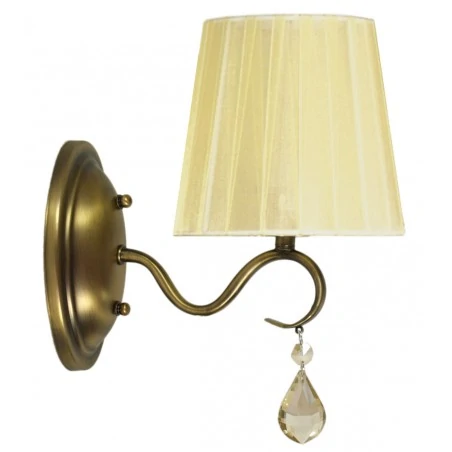 Kinkiety-do-salonu - elegancki kinkiet w kolorze patynowym 1x40w e14 fiesta 21-04420 candellux 