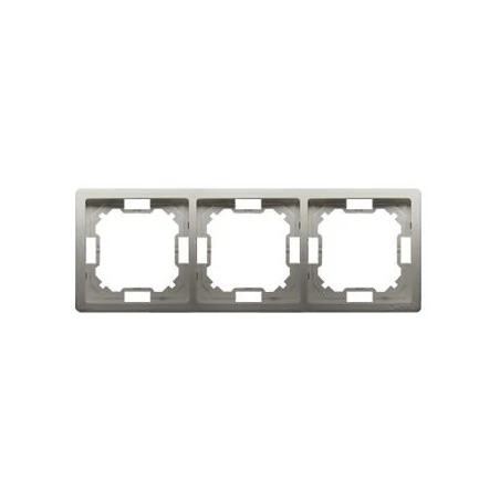 Ramki-potrojne - satynowa ramka potrójna bmr3/29 simon basic standard kontakt-simon 