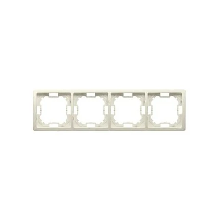 Ramki-poczworne - beżowa ramka poczwórna bmr4/12 simon basic standard kontakt-simon 