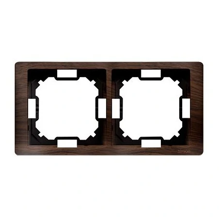Ramki-podwojne - ramka podwójna dębowa hydrografika bmrc2/051 simon basic neos kontakt-simon 