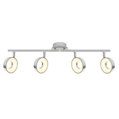 Lampy-sufitowe - lampa sufitowa chromowa o ruchomych kloszach led 4x4w 3000k isla 94-61720 candellux 