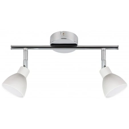 Lampy-sufitowe - lampa sufitowa - listwa 38cm chrom 2x5w led cob roy 92-67555 candellux 