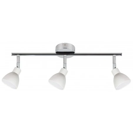 Lampy-sufitowe - lampa ścienna - listwa biało chromowa 3x5w led roy 93-67616 candellux 