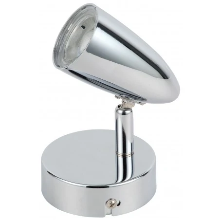 Kinkiety-do-salonu - kinkiet chromowany led pojedynczy liberty 91-49551 candelluc 