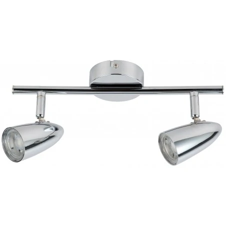 Kinkiety - listwa chromowana led na 2 punkty świetlne 92-49575 liberty candellux 