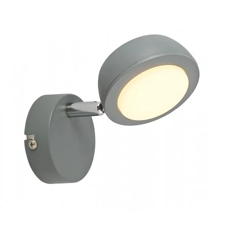 Kinkiety-do-salonu - szary kinkiet ze zintegrowanym ledem 6w 3000k mild 91-66534 candellux 