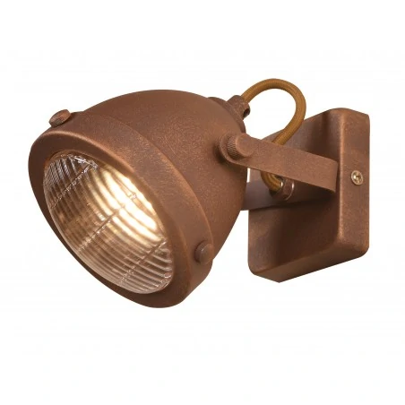 Kinkiety-do-salonu - kinkiet w stylu retro rdzawy gu10 o mocy 40w frodo 91-71064 candellux 