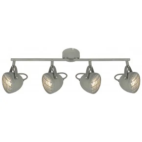 PENT LAMPA SUFITOWA LISTWA 4X50W GU10  BETONOWY SZARY