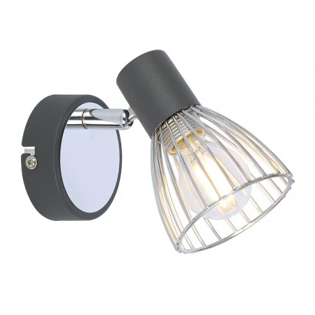 Kinkiety-do-salonu - nowoczesny kinkiet o ruchomym kloszu 1x40w e14 modo 91-61515 candellux 