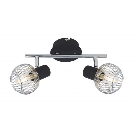Lampy-sufitowe - spot oświetleniowy ażurowym kloszu 2x14e 40w 92-61843 oslo candellux 