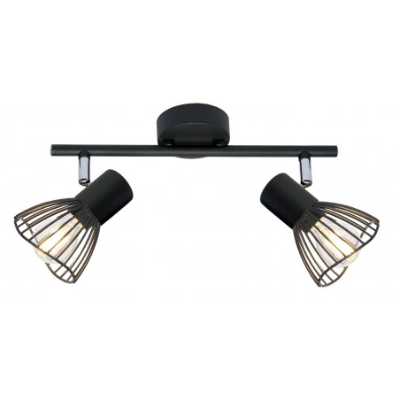 Lampy-sufitowe - lampa sufitowa - listwa o ruchomych kloszach 2x40w e14 fly 92-61904 candellux 