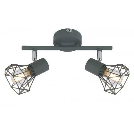 Lampy-sufitowe - efektowna lampa sufitowa listwa 2x40w e14 verve 92-60976 candellux 