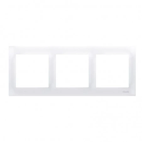 Ramki-potrojne - biała ramka potrójna do puszek karton-gips drk3/11 simon 54 premium kontakt-simon 