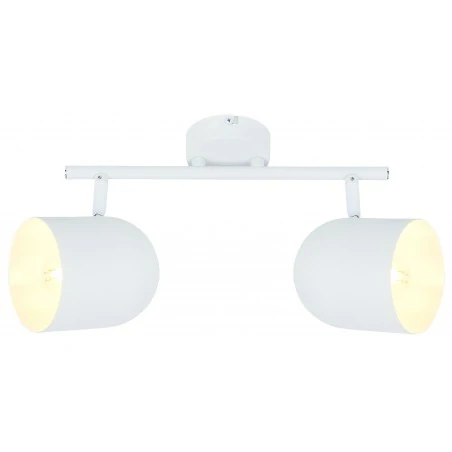 Lampy-sufitowe - podwójny spot sufitowy w kolorze klasycznej bieli 2x40w e27 azuro 92-63250 candellux 