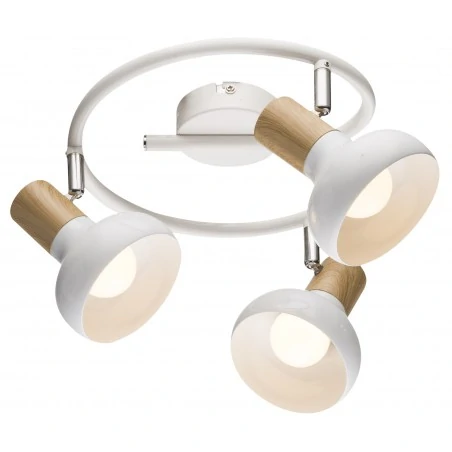 Lampy-sufitowe - lampa sufitowa z potrójnym metalowym kloszem 3x40w e14 spirala puerto 98-62697 candellux 