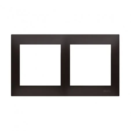 Ramki-podwojne - ramka podwójna do puszek karton-gips antracyt drk2/48 simon 54 premium kontakt-simon 