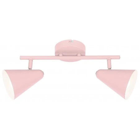 Lampy-sufitowe - listwa oświetleniowa jasny róż 2xe14 92-68798 amor candellux 