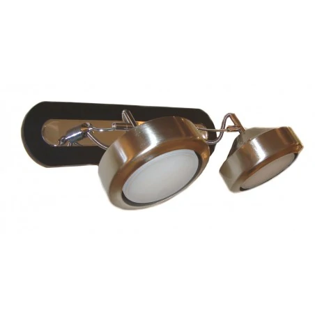 Kinkiety-do-salonu - lampa ścienna - listwa w kolorze wenge 2x9w gx53 earth 92-15795 candellux 