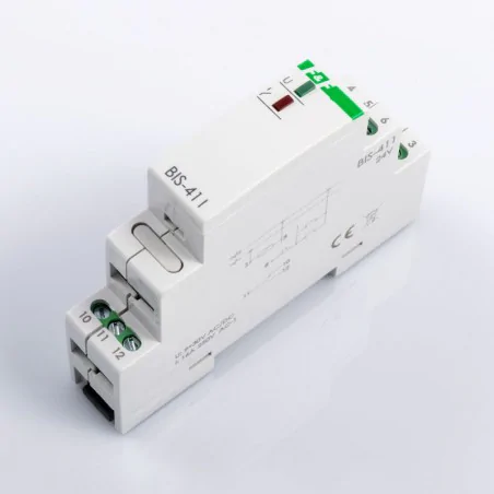Przekazniki-bistabilne - bis-411-24-v przekaźnik bistabilny do sterowania oświetleniem włącz&wyłącz f&f 