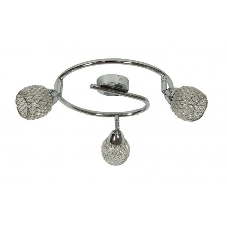 Lampy-sufitowe - potrójna lampa sufitowa spiralna chrom clear 98-06899 candellux 